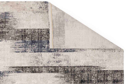 Kuza Lines Blue Rug, 120x170