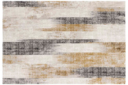 Kuza Lines Gold Rug, 160x230