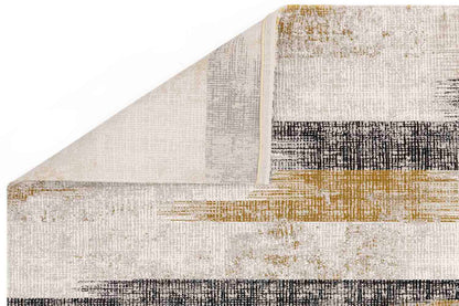 Kuza Lines Gold Rug, 120x170