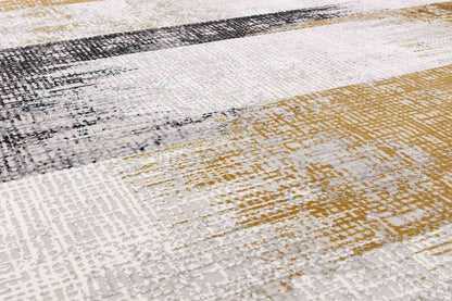 Kuza Lines Gold Rug, 200x290