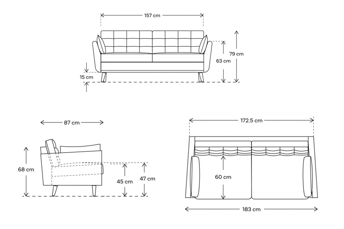 Model 10 2 Seater Sofa