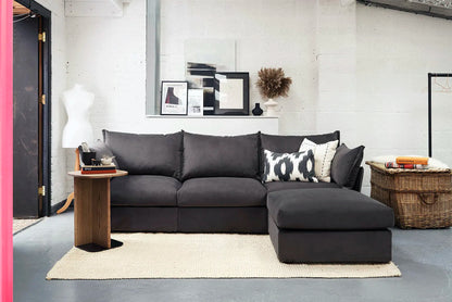 Model 06 3-Seater Right Chaise Sofa, Charcoal