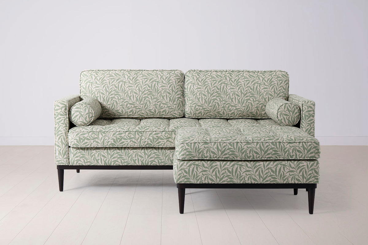 Model 02 2-Seater Sofa with Ottoman, Willow