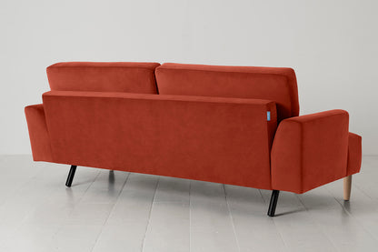 Model 05 3-Seater Sofa, Oak / Paprika