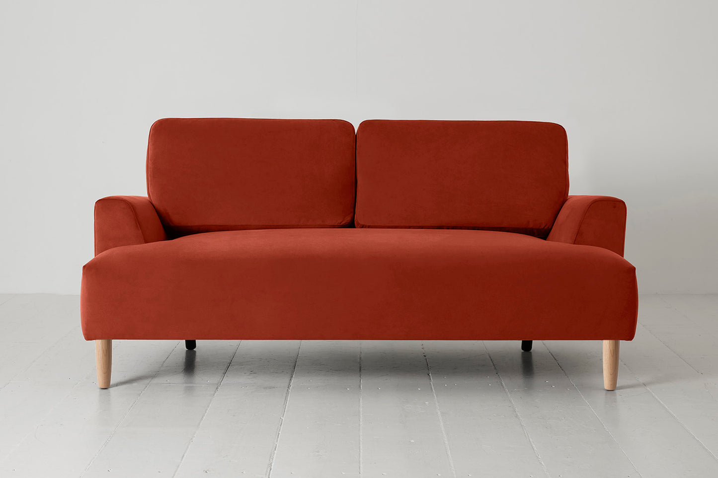Model 05 2-Seater Sofa, Oak / Paprika