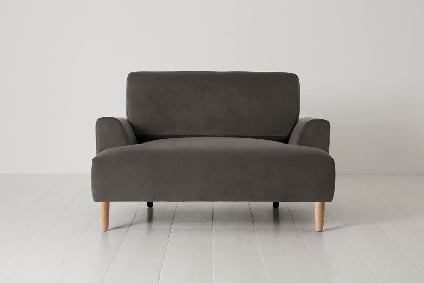 Model 05 Loveseat, Oak / Elephant
