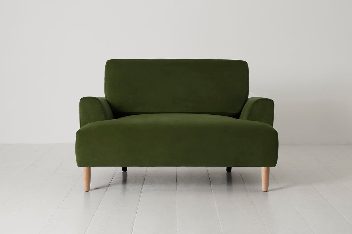 Model 05 Loveseat, Oak / Vine