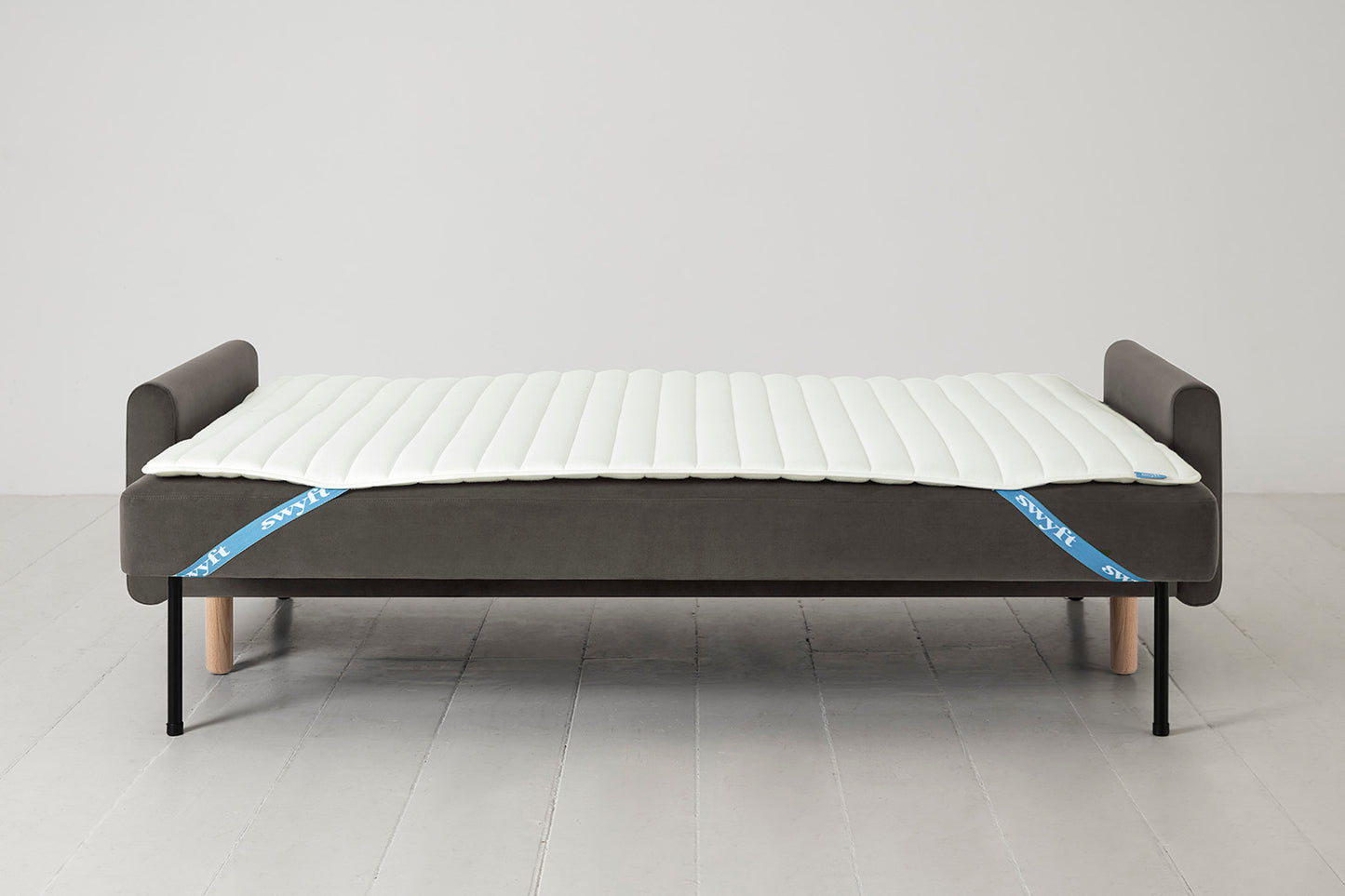 Model 04 Sofa Bed 3 Seater, Oak / Elephant