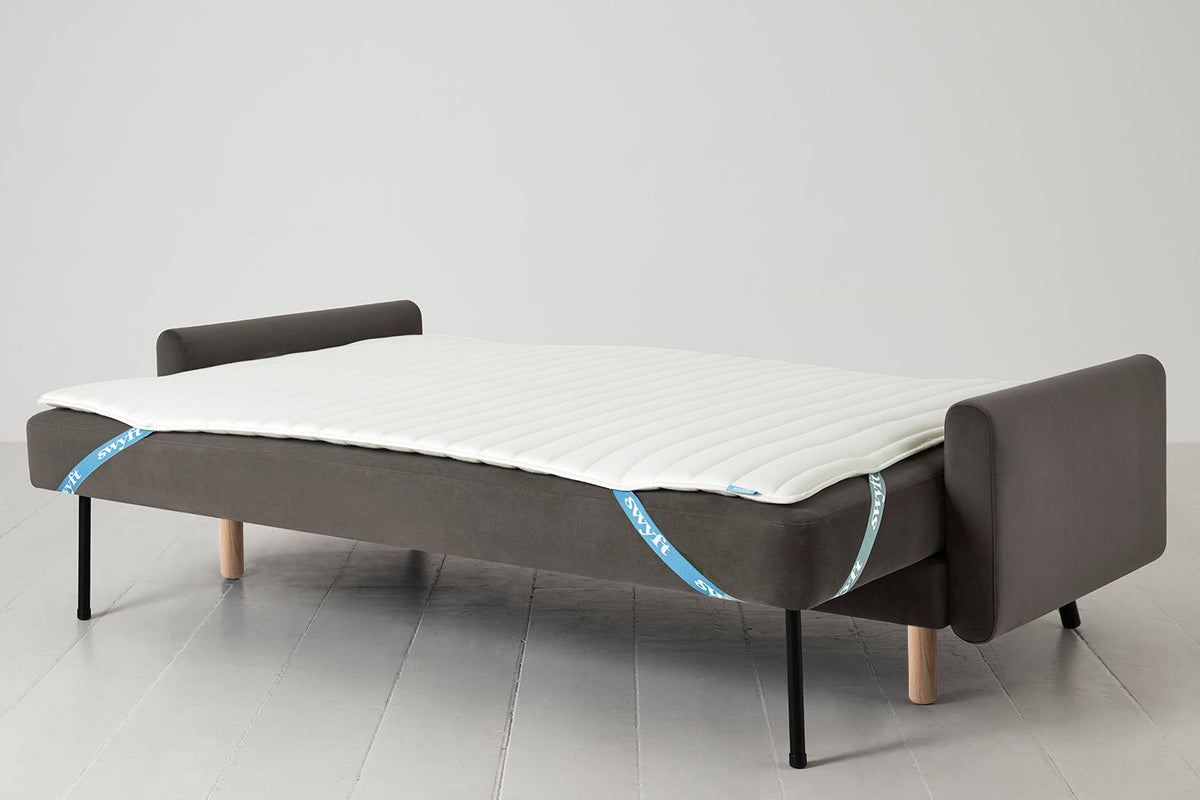 Model 04 Sofa Bed 3 Seater, Oak / Elephant