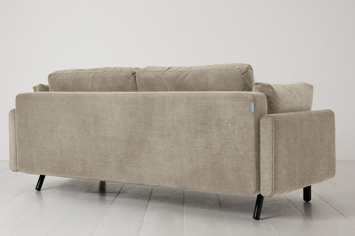 Model 04 Sofa Bed 3 Seater, Flax