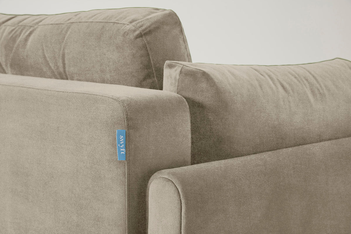 Model 04 Sofa Bed 3 Seater, Flax