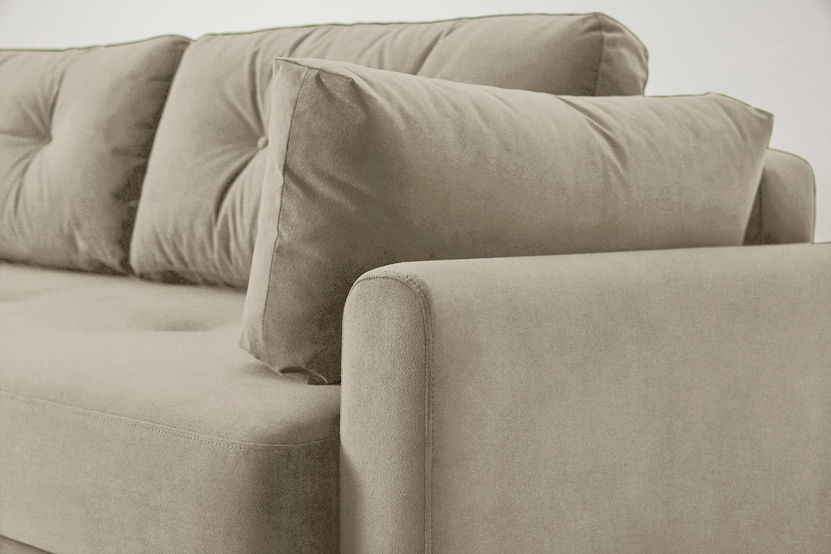 Model 04 Sofa Bed 3 Seater, Flax