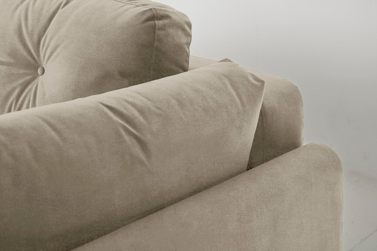 Model 04 Sofa Bed 3 Seater, Flax