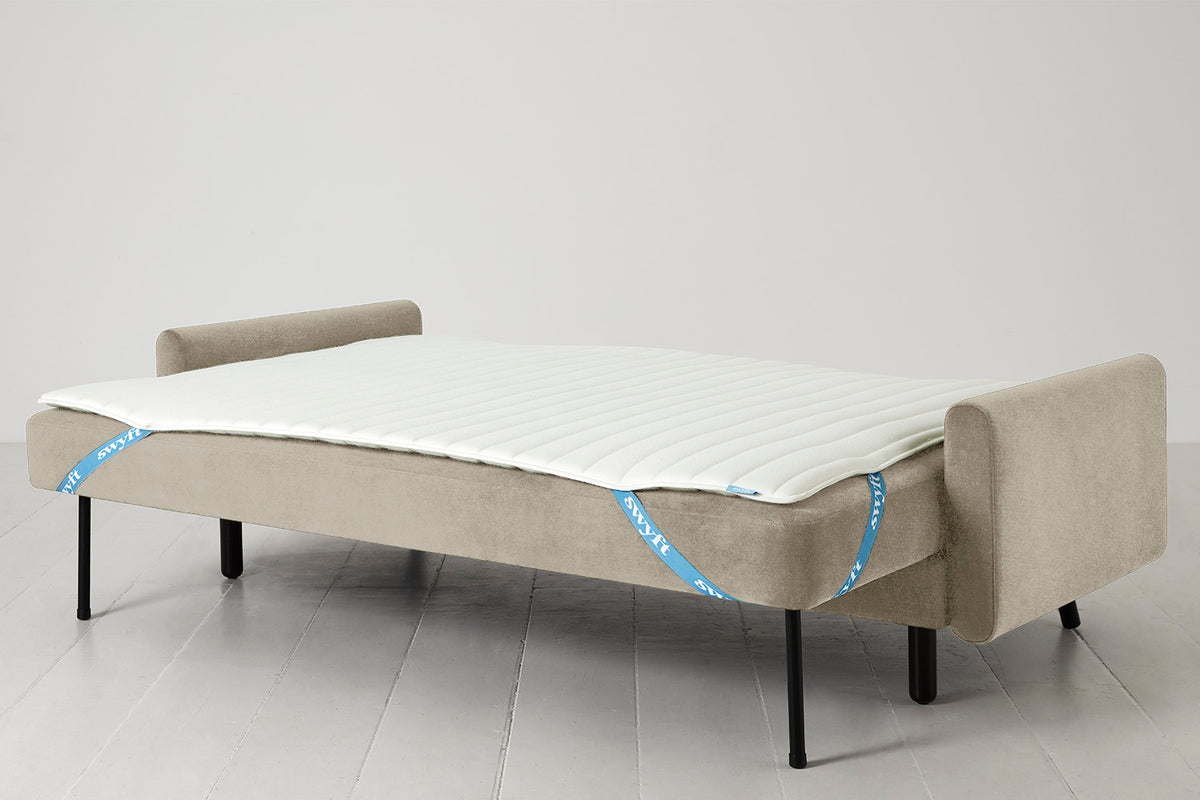 Model 04 Sofa Bed 3 Seater, Flax