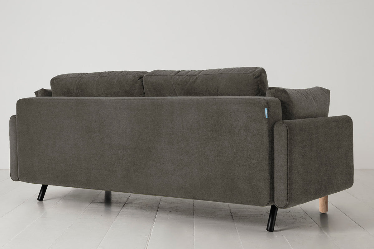 Model 04 Sofa Bed 3 Seater, Oak / Mink