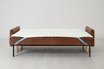 Model 04 Sofa Bed 3 Seater, Oak / Russet