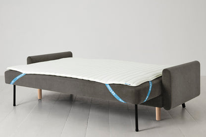 Model 04 Sofa Bed 3 Seater, Oak / Mink