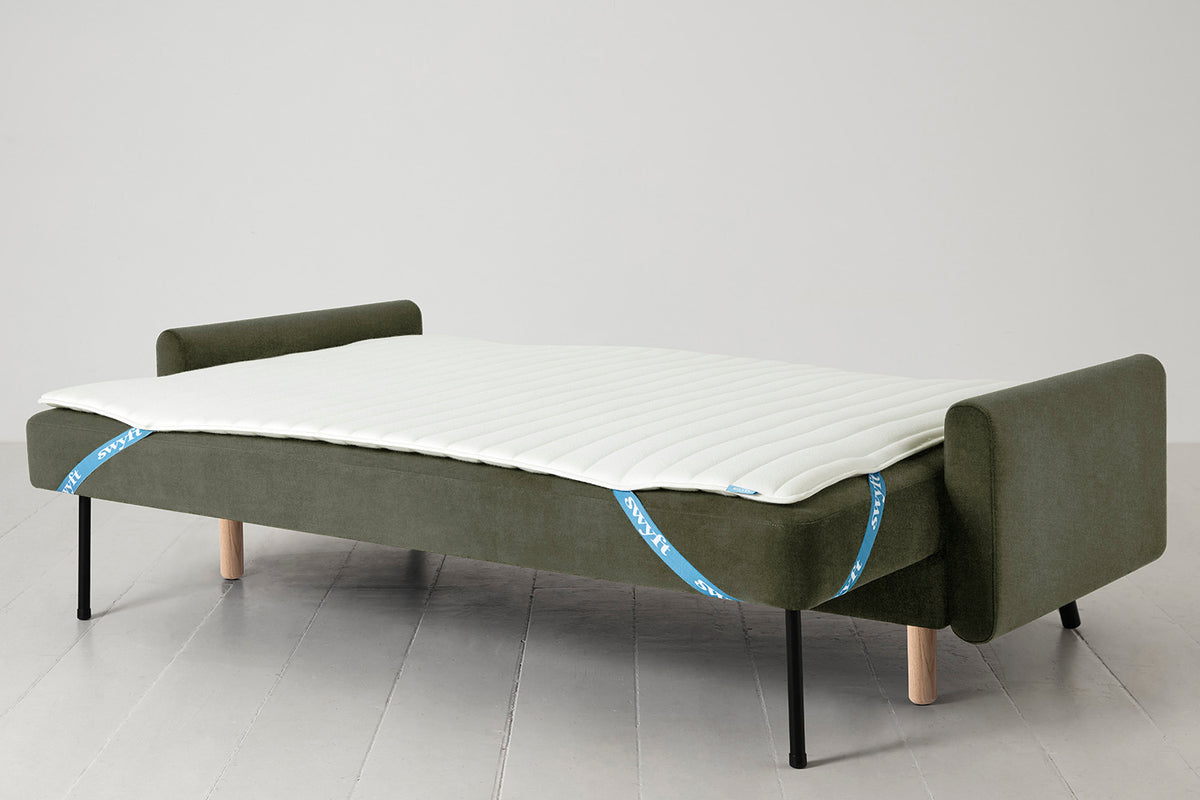 Model 04 Sofa Bed 3 Seater, Oak / Pine