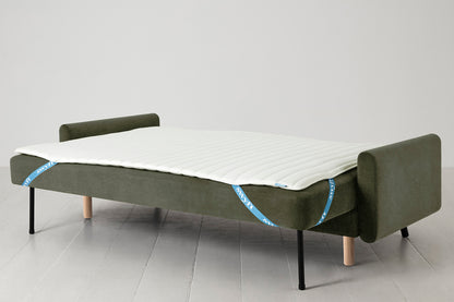 Model 04 Sofa Bed 3 Seater, Oak / Pine