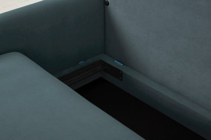 Model 04 Sofa Bed 3 Seater, Petrol