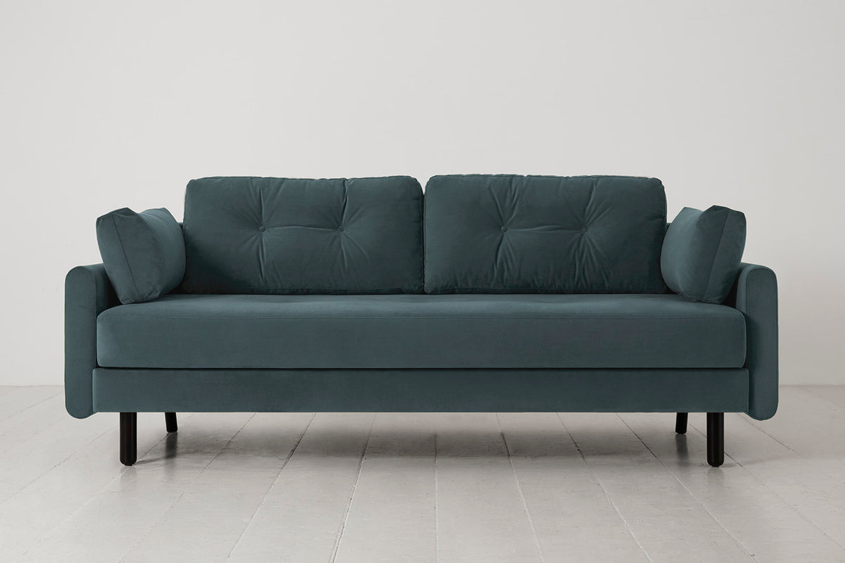 Model 04 Sofa Bed 3 Seater, Petrol
