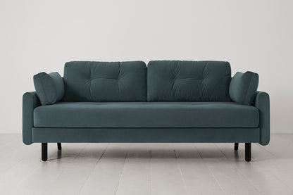 Model 04 Sofa Bed 3 Seater, Petrol