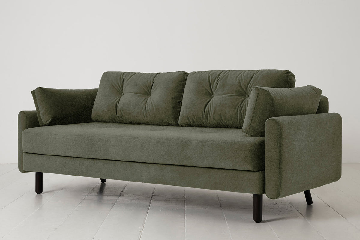 Model 04 Sofa Bed 3 Seater, Pine