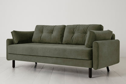 Model 04 Sofa Bed 3 Seater, Pine