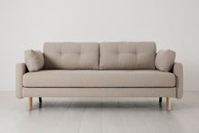 Model 04 Sofa Bed 3 Seater, Oak / Pumice