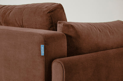 Model 04 Sofa Bed 3 Seater, Russet