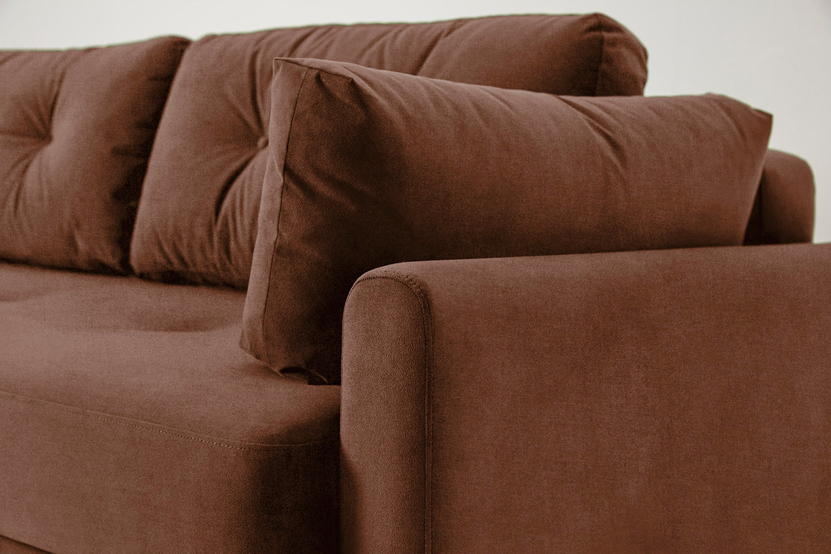 Model 04 Sofa Bed 3 Seater, Russet