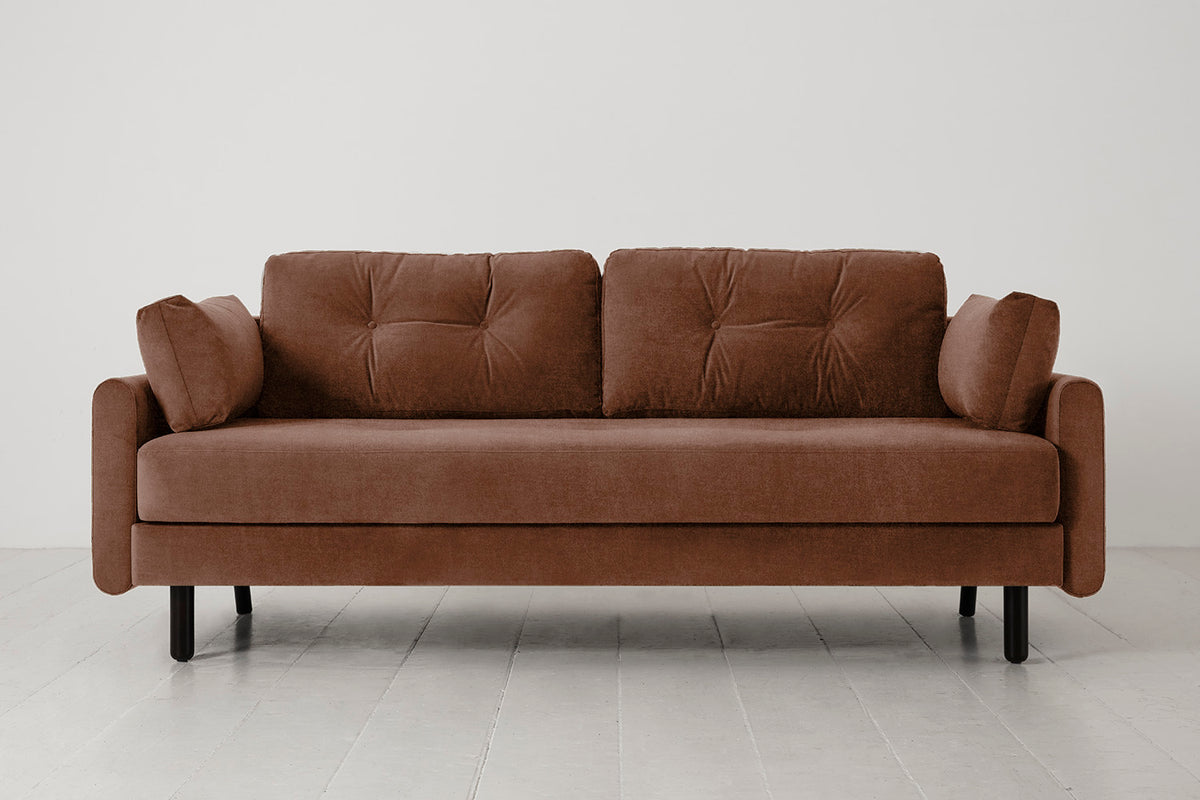 Model 04 Sofa Bed 3 Seater, Russet