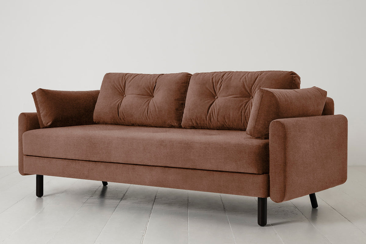 Model 04 Sofa Bed 3 Seater, Russet