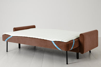 Model 04 Sofa Bed 3 Seater, Russet