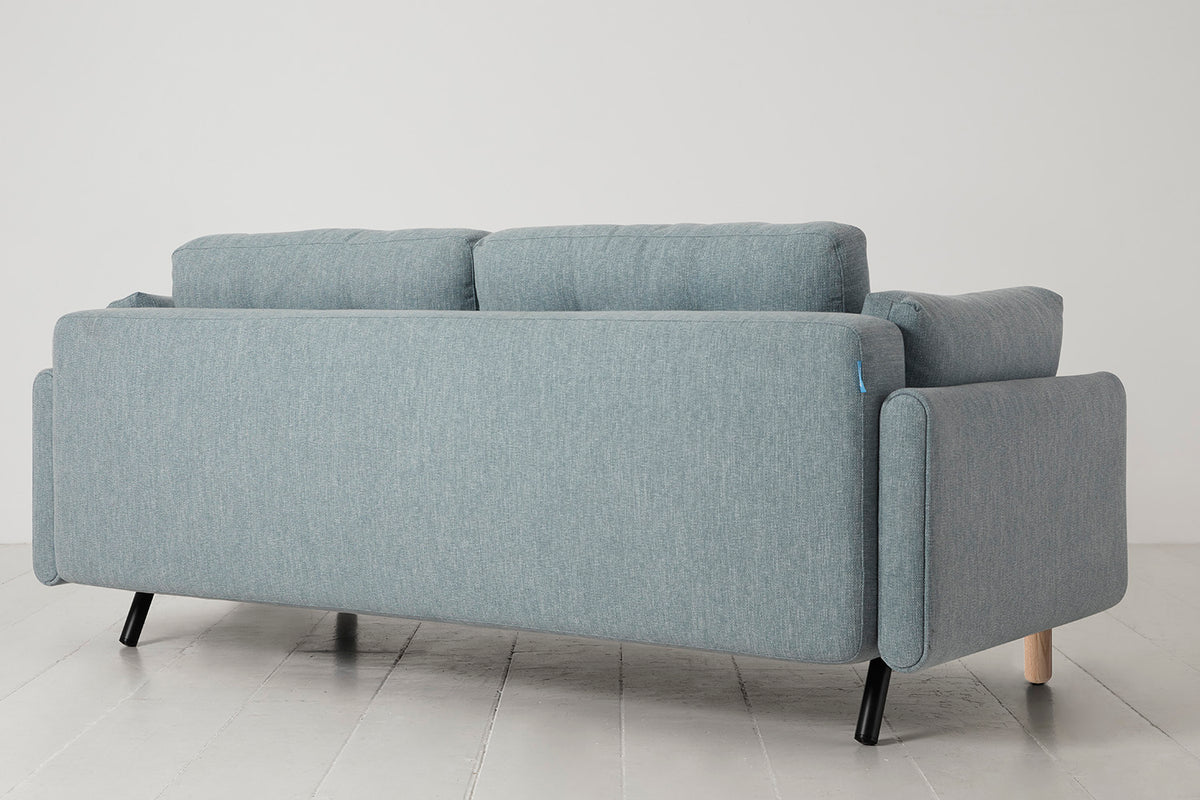 Model 04 Sofa Bed 3 Seater, Oak / Seaglass