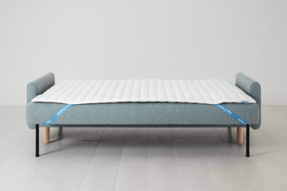 Model 04 Sofa Bed 3 Seater, Oak / Seaglass