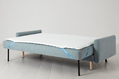 Model 04 Sofa Bed 3 Seater, Oak / Seaglass