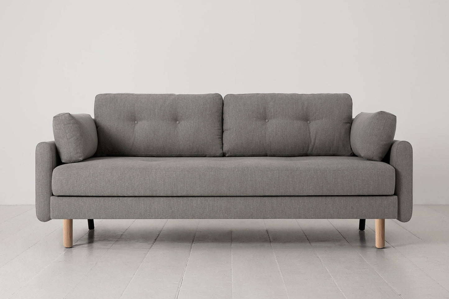 Model 04 Sofa Bed 3 Seater, Oak / Shadow