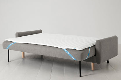 Model 04 Sofa Bed 3 Seater, Oak / Shadow