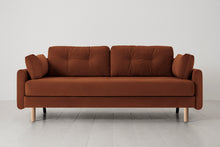 Model 04 Sofa Bed 3 Seater, Oak / Umber