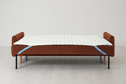 Model 04 Sofa Bed 3 Seater, Oak / Umber