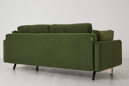 Model 04 Sofa Bed 3 Seater, Oak / Vine