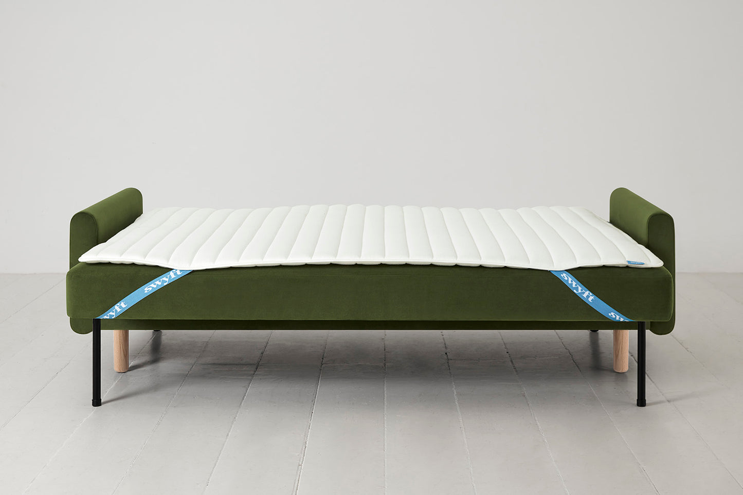 Model 04 Sofa Bed 3 Seater, Oak / Vine