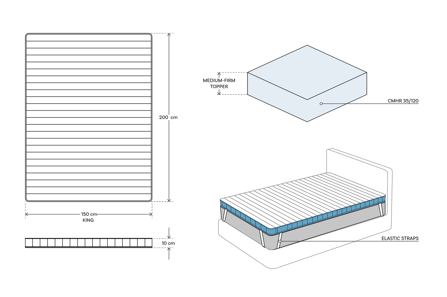 Mattress 03 Topper King