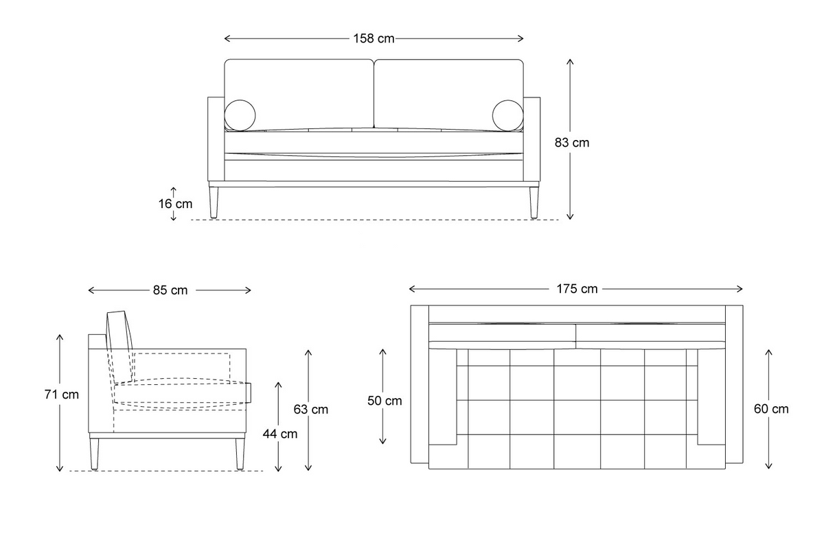 Model 02 2 Seater Sofa