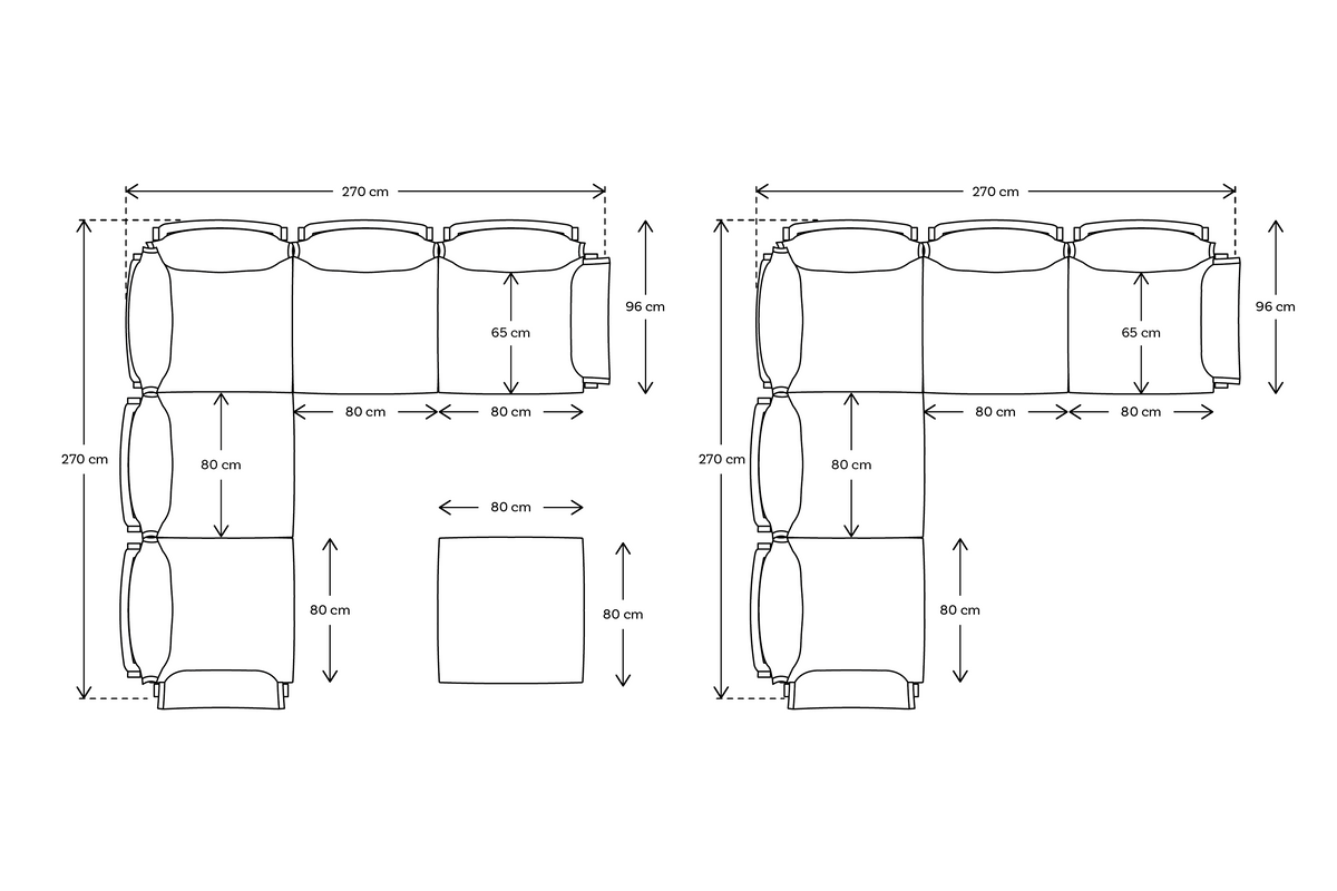 Model 06 Corner Sofa with Ottoman