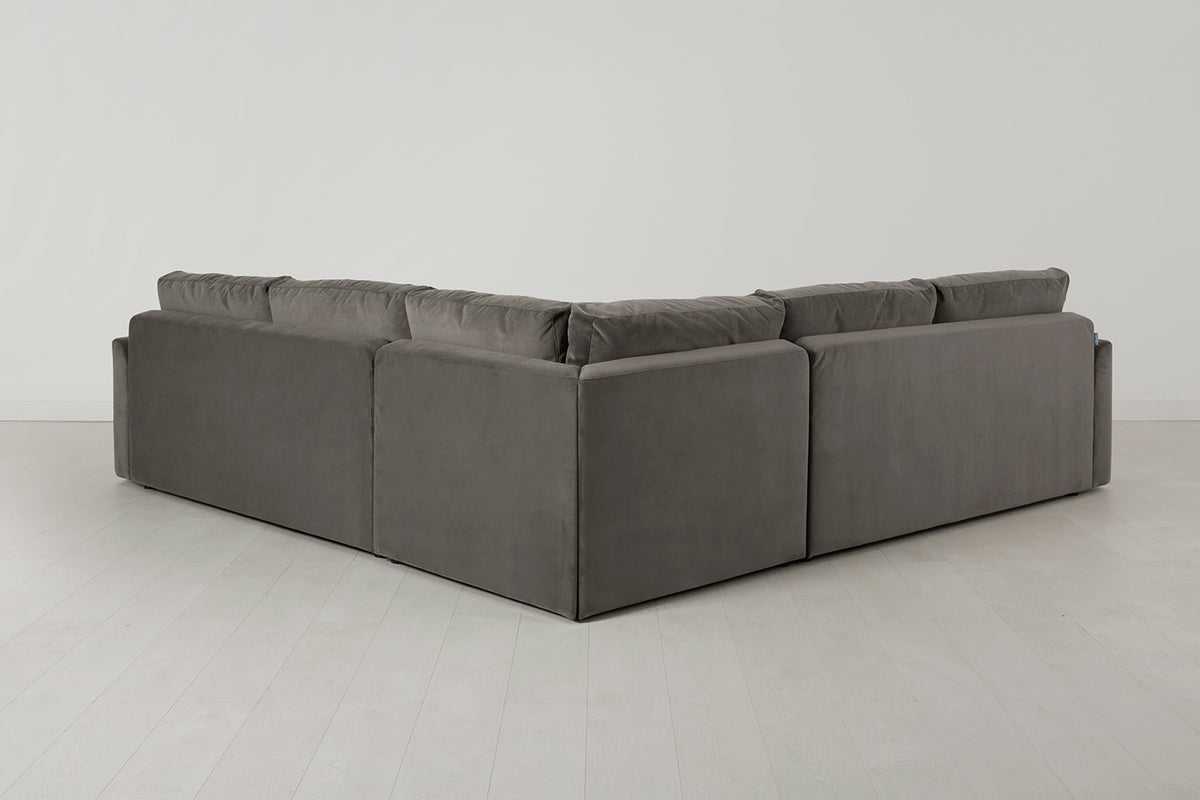 Model 13 Corner Sofa with Ottoman, Elephant