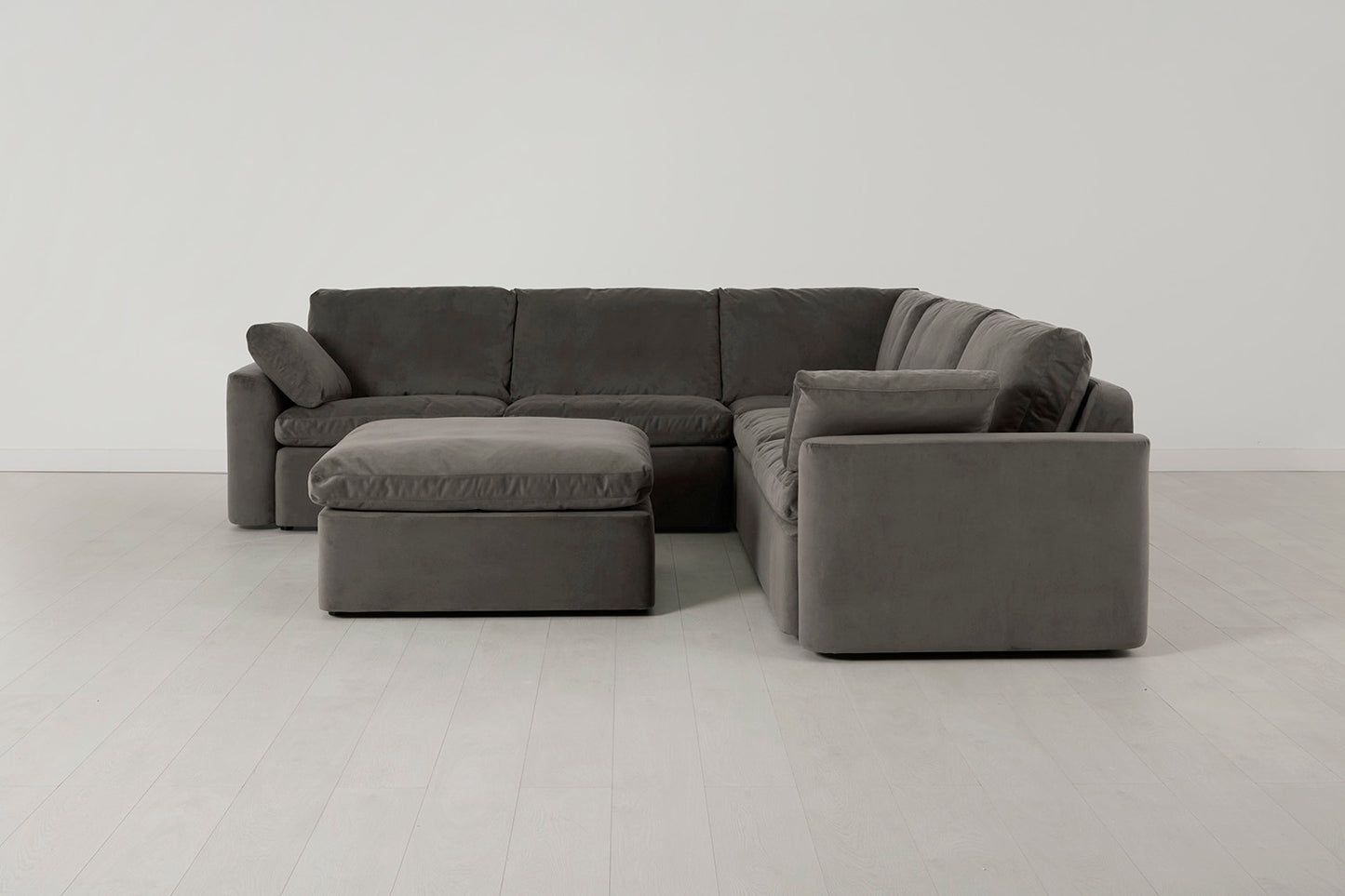 Model 13 Corner Sofa with Ottoman, Elephant
