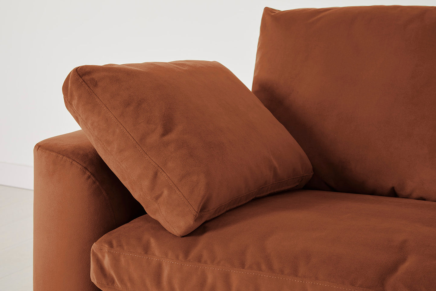 Model 13 2-Seater Left Chaise Sofa, Umber