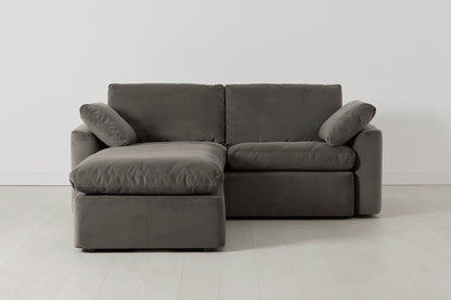 Model 13 2-Seater Left Chaise Sofa, Elephant